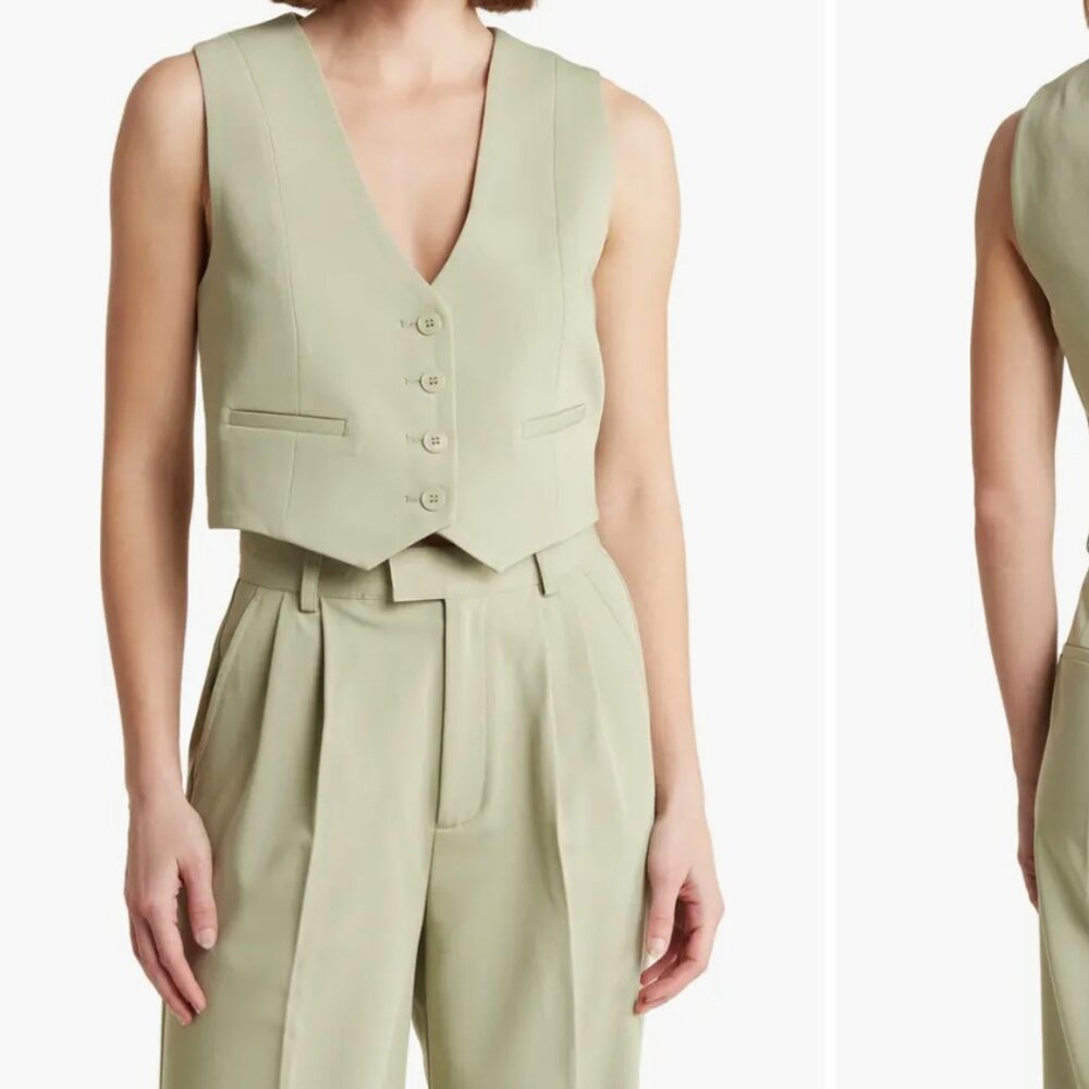 V-Neck Suiting Vest Elodie NWT